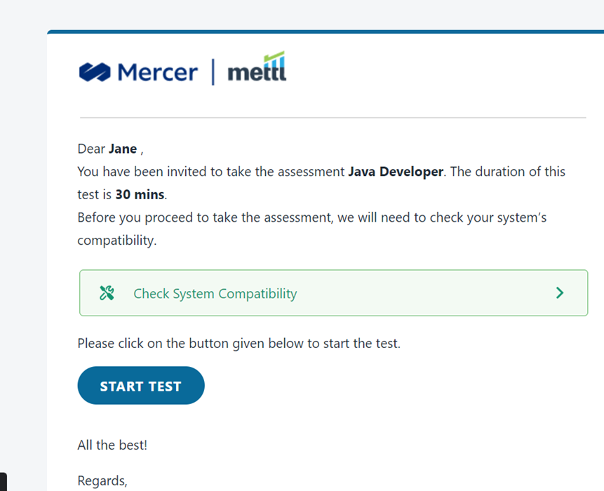 Mercer | Mettl Integration With ICIMS